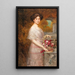 Portrait von Annie Sussanka - Eduard Veith — gerahmtes Bild an der Wand