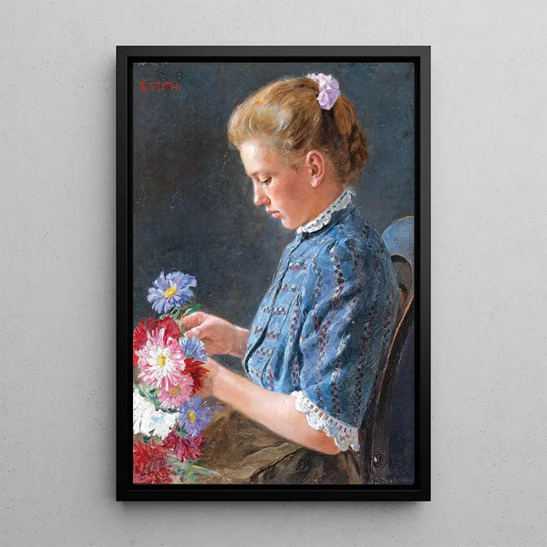 Eduard Veith - Wiener Mdchen vom Naschmarkt.webp
