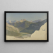 Vallée de l'Isar près de Mittenwald - Eduard Wilhelm Pose — gerahmtes Bild an der Wand