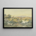 Landschaft Italien - Eduard Wilhelm Pose — gerahmtes Bild an der Wand