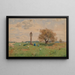 Herbst bei Lichtenwörth - Eduard Zetsche — gerahmtes Bild an der Wand