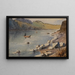 Zille am Wasserufer - Eduard Zetsche — gerahmtes Bild an der Wand
