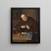 Collation - Eduard von Grützner — gerahmtes Bild an der Wand