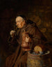 Mönch beim Trinken - Eduard von Grützner — Ansicht des Kunstwerks