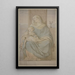 Madone - Eduard von Steinle — gerahmtes Bild an der Wand