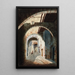 Straße in Tétouan - Eduardo Flórez Ibáñez — gerahmtes Bild an der Wand