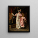 Ankunft in der Oper - Eduardo León Garrido — gerahmtes Bild an der Wand