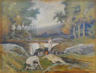 Frauen beim Baden - Eduardo Sivori — Ansicht des Kunstwerks