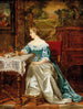 Eine elegante Dame in einem historistischen Interieur - Eduardo Zamacois y Zabala — Ansicht des Kunstwerks