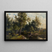 Fischerei - Edvard Bergh — gerahmtes Bild an der Wand