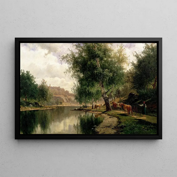 Edvard Bergh - Summer Landscape.webp