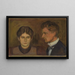 Aase et Harald Nørregaard - Edvard Munch — gerahmtes Bild an der Wand
