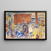 Kutschfahrt auf einer Baustelle - Edvard Munch — gerahmtes Bild an der Wand