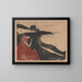 Melancholie II - Edvard Munch — gerahmtes Bild an der Wand
