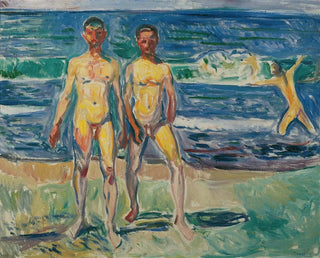 Männer am Meer - Edvard Munch — Ansicht des Kunstwerks