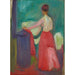Akt mit rotem Rock - Edvard Munch — Ansicht des Kunstwerks