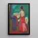Akt mit rotem Rock - Edvard Munch — gerahmtes Bild an der Wand