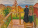 auf der Veranda - Edvard Munch — Ansicht des Kunstwerks
