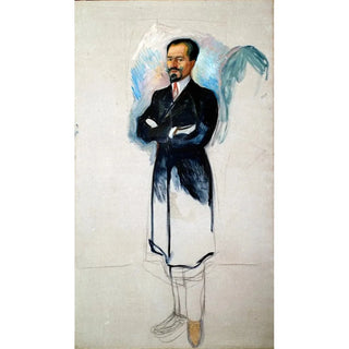 Edvard Munch - Portrait of Ernest Thiel Study.webp