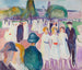 Promenade im Frühling - Edvard Munch — Ansicht des Kunstwerks