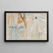 Troncs rugueux dans la neige - Edvard Munch — gerahmtes Bild an der Wand