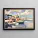 Hafen von Taarbk - Edvard Munch — gerahmtes Bild an der Wand