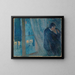 Der Kuss - Edvard Munch — gerahmtes Bild an der Wand