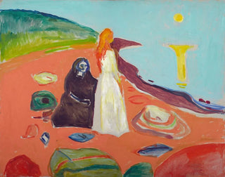 Zwei Frauen am Ufer II - Edvard Munch — Ansicht des Kunstwerks