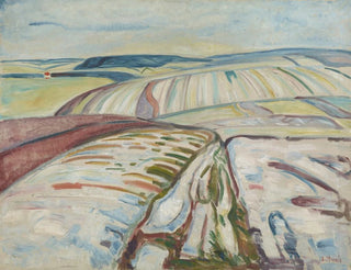 Winter in Elgersburg - Edvard Munch — Ansicht des Kunstwerks