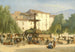 Vue de la ville de Sulmona, Abruzzes, Italie - Edvard Petersen — Ansicht des Kunstwerks