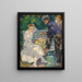 Im Garten der christlichen Vicaires - Edvard Weie — gerahmtes Bild an der Wand