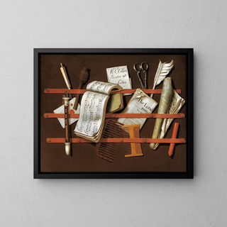 Porte-lettres - Edwaert Collier — gerahmtes Bild an der Wand
