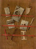 Trompe-l'œil au journal aux lettres et aux peignes - Edwaert Collier — Ansicht des Kunstwerks