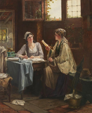 Edward Antoon Portielje - The letter (Case Conflict).webp