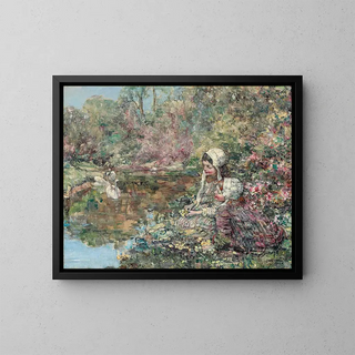 Edward Atkinson Hornel - The Lake Woods.webp