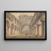 Abbaye von Buildwas, Shropshire - Edward Dayes — gerahmtes Bild an der Wand