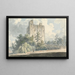 Château de Hedingham Essex - Edward Dayes — gerahmtes Bild an der Wand