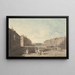 Queen Square, London - Edward Dayes — gerahmtes Bild an der Wand