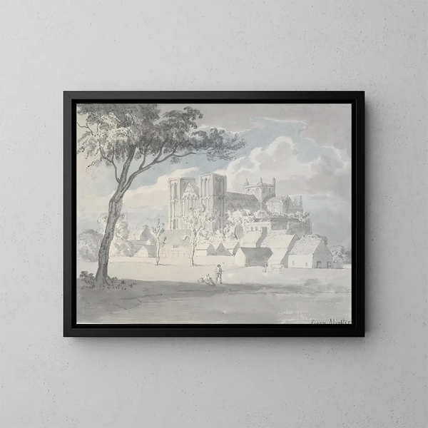Minster von Ripon - Edward Dayes — gerahmtes Bild an der Wand