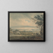 Die Begegnung der Flüsse Severn und Wye bei Chepstow - Edward Dayes — gerahmtes Bild an der Wand