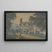 Rue de village - Edward Dayes — gerahmtes Bild an der Wand