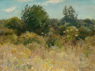 Unser hinterer Garten, als ich jung war - Edward Emerson Simmons — Ansicht des Kunstwerks