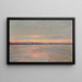 Winterdämmerung am Fluss Charles - Edward Emerson Simmons — gerahmtes Bild an der Wand