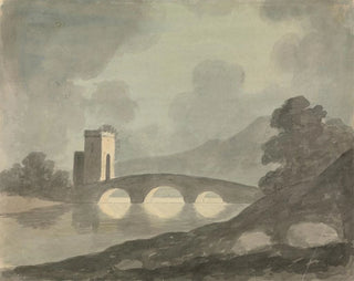 Pont et tour - Edward Francis Burney — Ansicht des Kunstwerks