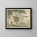 Landhaus - Edward Francis Burney — gerahmtes Bild an der Wand