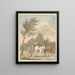 Kutsche zu Pferd - Edward Francis Burney — gerahmtes Bild an der Wand