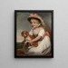 Portrait von Sophy Elizabeth Burney, Tochter von Charles Rousseau Burney Esq. - Edward Francis Burney — gerahmtes Bild an der Wand