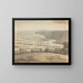 Flusslandschaft mit Booten - Edward Francis Burney — gerahmtes Bild an der Wand