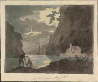 Ansicht bei Bristol - Edward Francis Burney — Ansicht des Kunstwerks