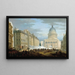 Prise du Panthéon vue de la rue Soufflot le 24 juin 1848, actuel 5e arrondissement - Edward Gay — gerahmtes Bild an der Wand